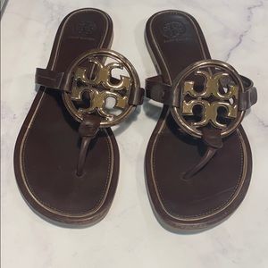 Tory Burch metal miller rose gold
